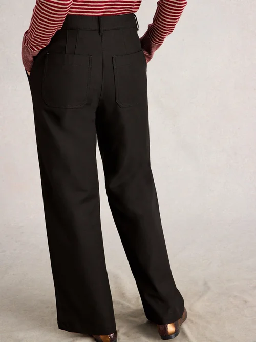 Hose Belle mit weitem Bein - Pure Blk - 52/R Bild 4