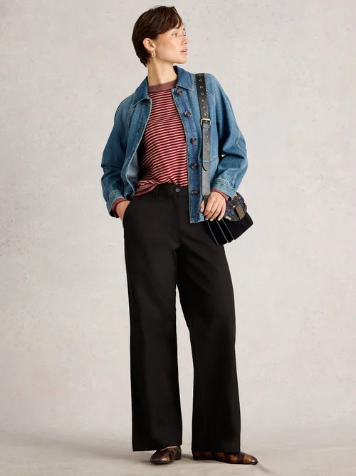 Hose Belle mit weitem Bein - Pure Blk - 52/R Bild 2