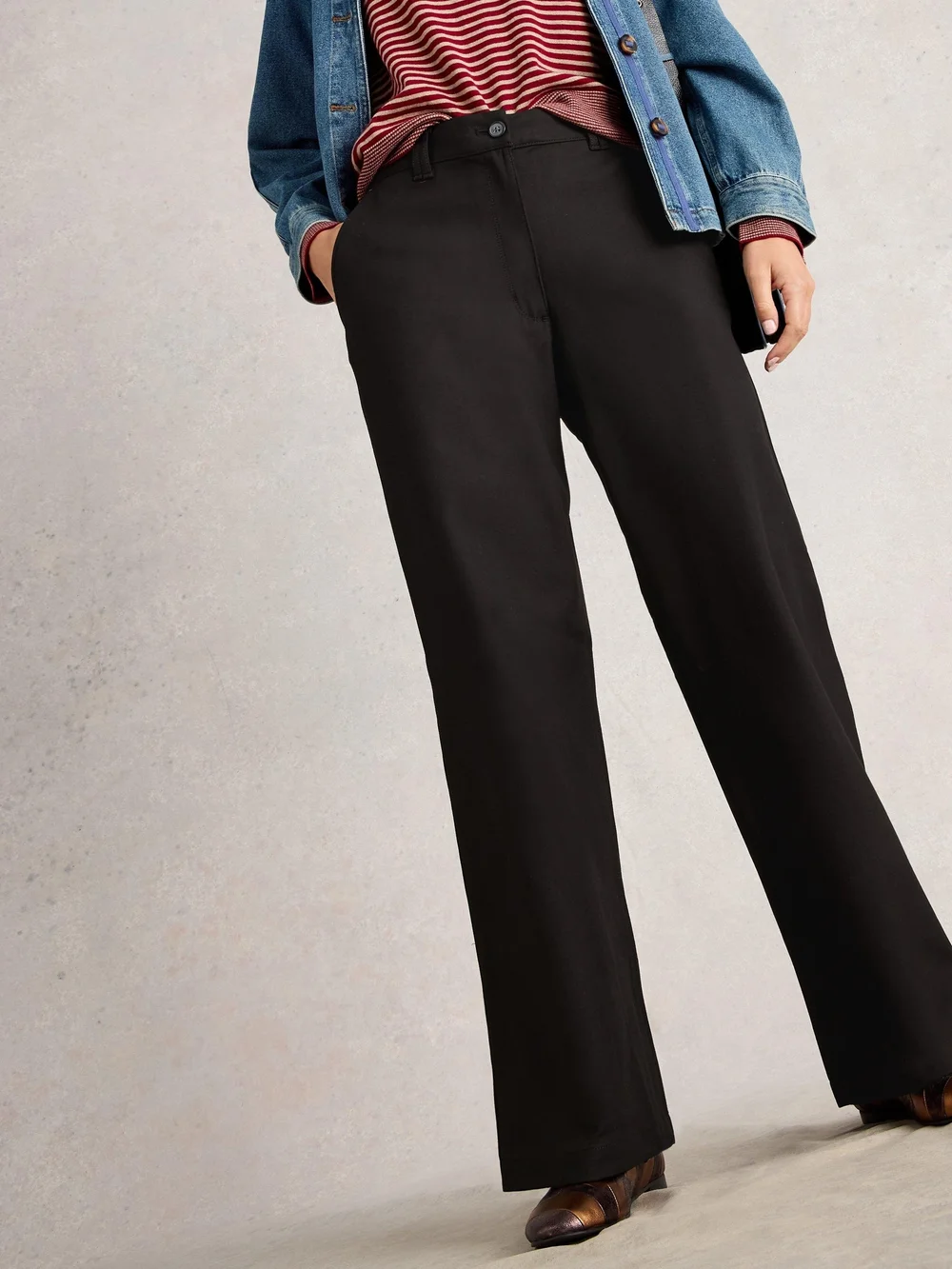 Hose Belle mit weitem Bein - Pure Blk - 52/R Bild 1