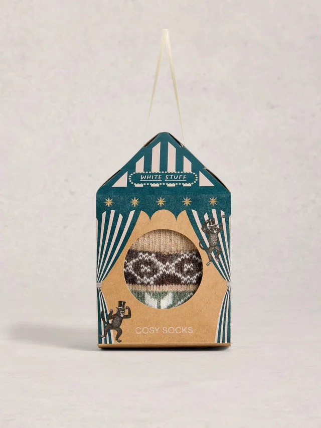 Gemütliche Herrensocken in Geschenkbox