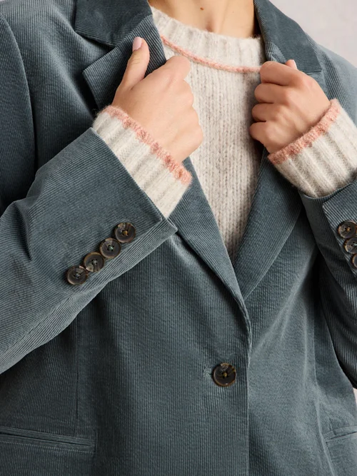 Kordblazer Evelyn - Dk Green - 52 Bild 3