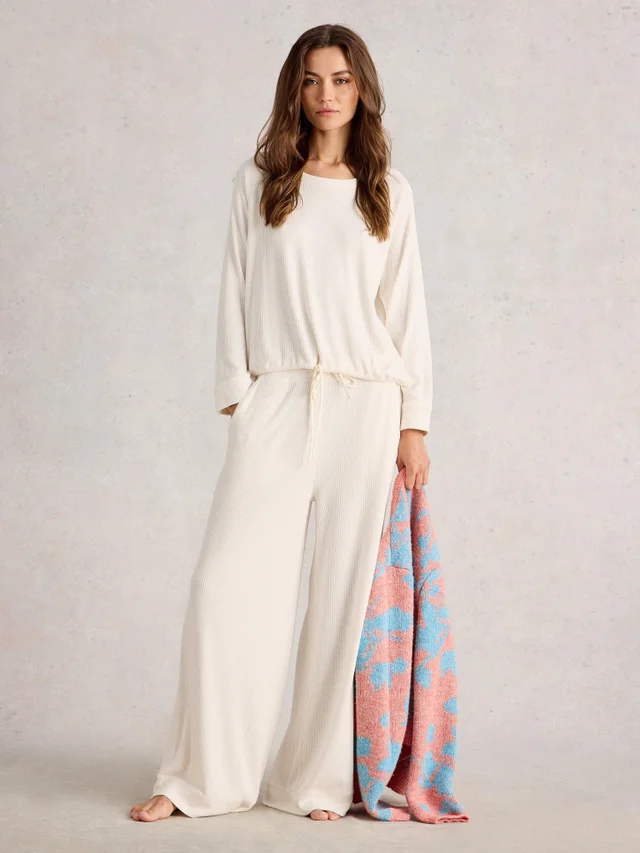 Gemütliches Top aus Rippenjersey