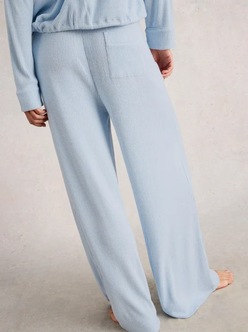 Gemütliche Hose aus Rippenjersey - Lgt Blue - XXXL Bild 4