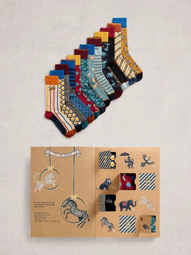 12 Paar Herrensocken Geschenkpaket