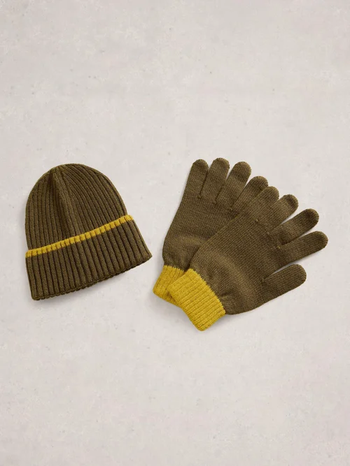 Herrenmütze und Handschuhe im Geschenkset Bild 3