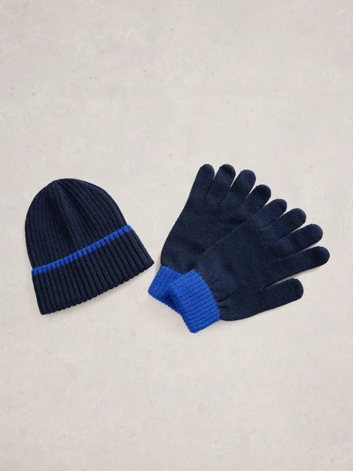 Herrenmütze und Handschuhe im Geschenkset Bild 3