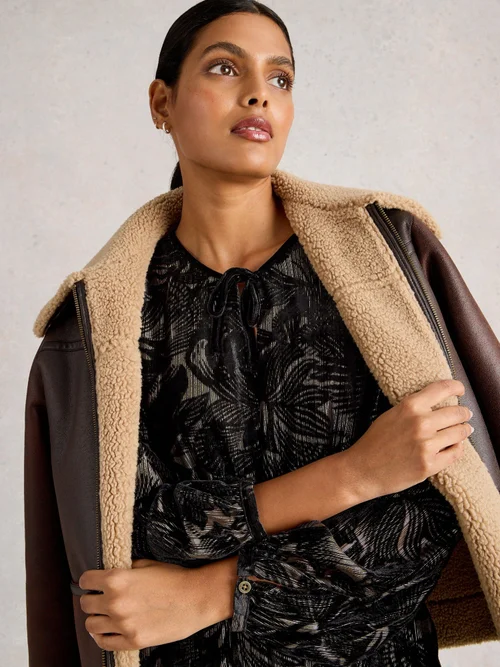 Samtkleid Faye - Blk Mlt - 52/R Bild 3