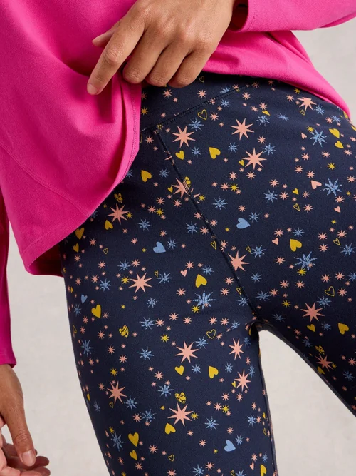 Jerseylegging Selena - Navy Multi - XXXL Bild 3