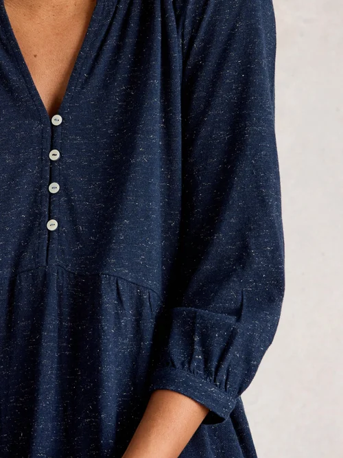 Glitzernde Tunika Marlie - Dark Navy - 52 Bild 3