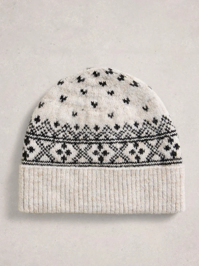 Strickmütze Fairisle Heart