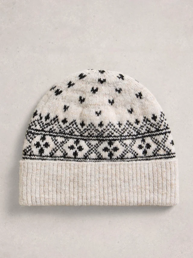 Strickmütze Fairisle Heart