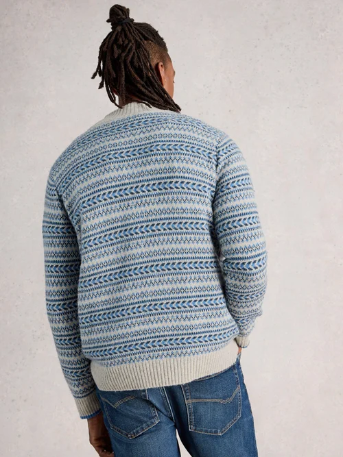 Pullover Kendal mit Stehkragen - Grey Mlt - XXXL Bild 4