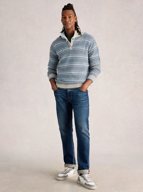 Pullover Kendal mit Stehkragen - Grey Mlt - XXL Bild 2