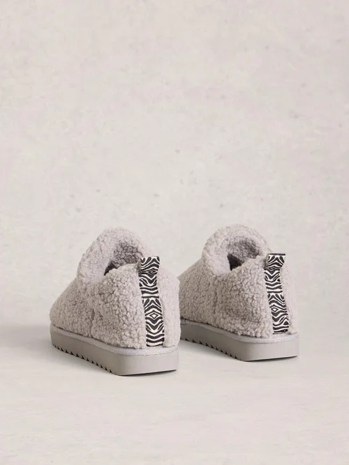 Booties aus Teddyfell - Mid Grey - S Bild 4