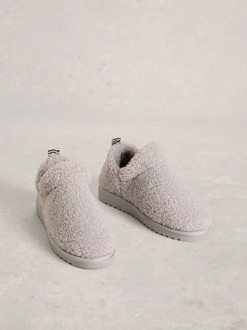 Booties aus Teddyfell - Mid Grey - S Bild 2