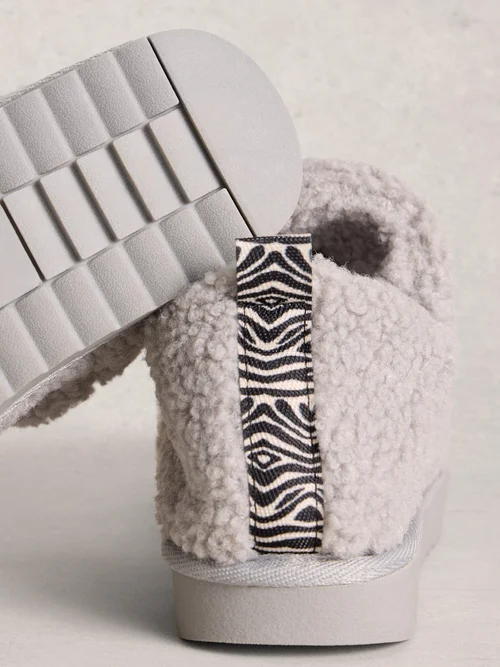 Booties aus Teddyfell - Mid Grey - S Bild 3