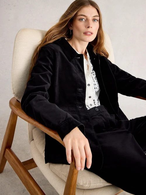 Samtjacke Carrie - Pure Blk - 52 Bild 3