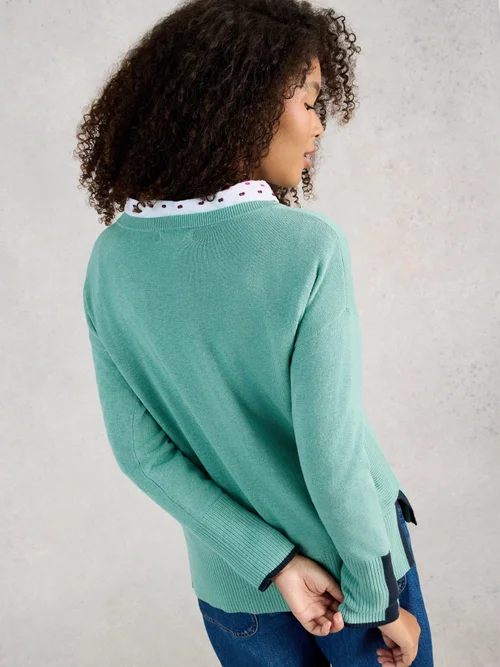 Pullover Olive - Mid Teal - 52 Bild 4