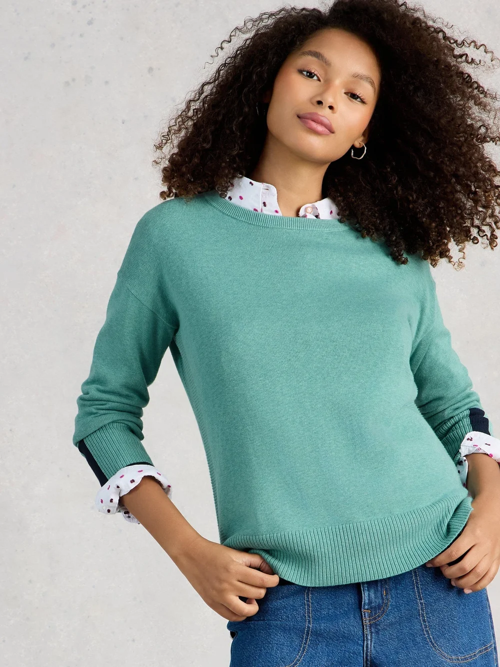 Pullover Olive - Mid Teal - 52 Bild 1