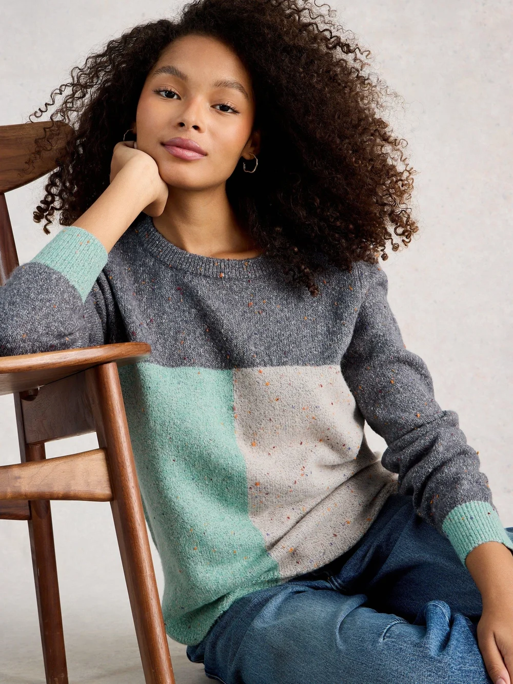 Pullover Talia - Blue Mlt - 52 Bild 1