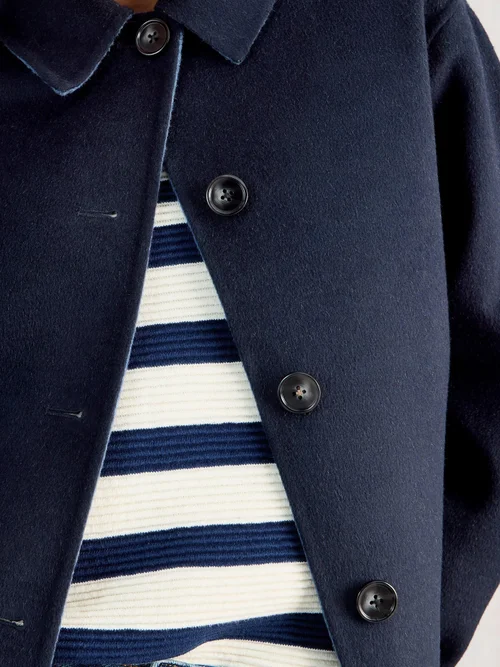 Jacke Aden aus Wollmischung - Navy Multi - 42 Bild 3