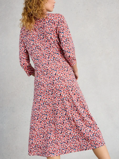 Blusenkleid Rua aus Jersey - Pink Mlt - 52/R Bild 4