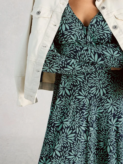 Jerseykleid Megan - Blue Pr - 50/R Bild 3