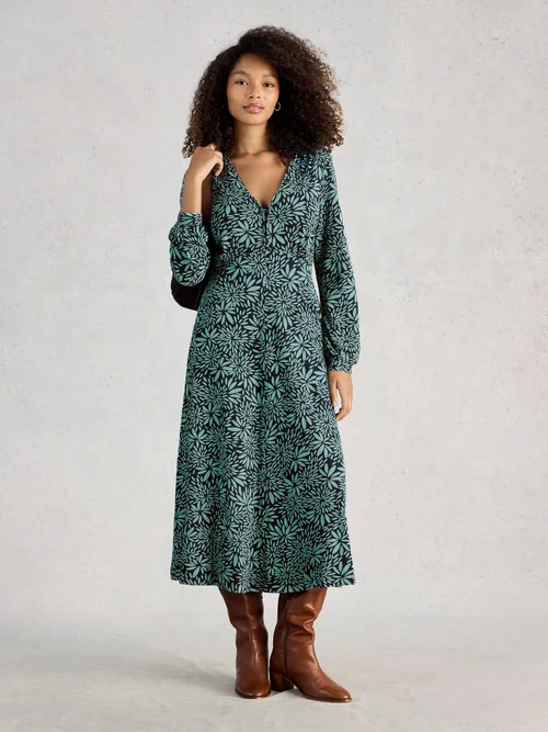 Jerseykleid Megan - Blue Pr - 44/R Bild 2