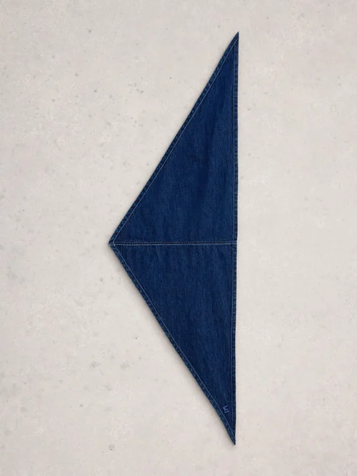 Dreieckstuch Charlie aus Denim Bild 4