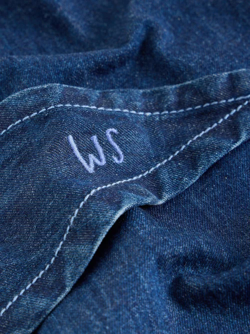 Dreieckstuch Charlie aus Denim Bild 3