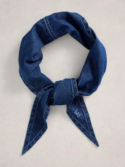 Dreieckstuch Charlie aus Denim Bild 2