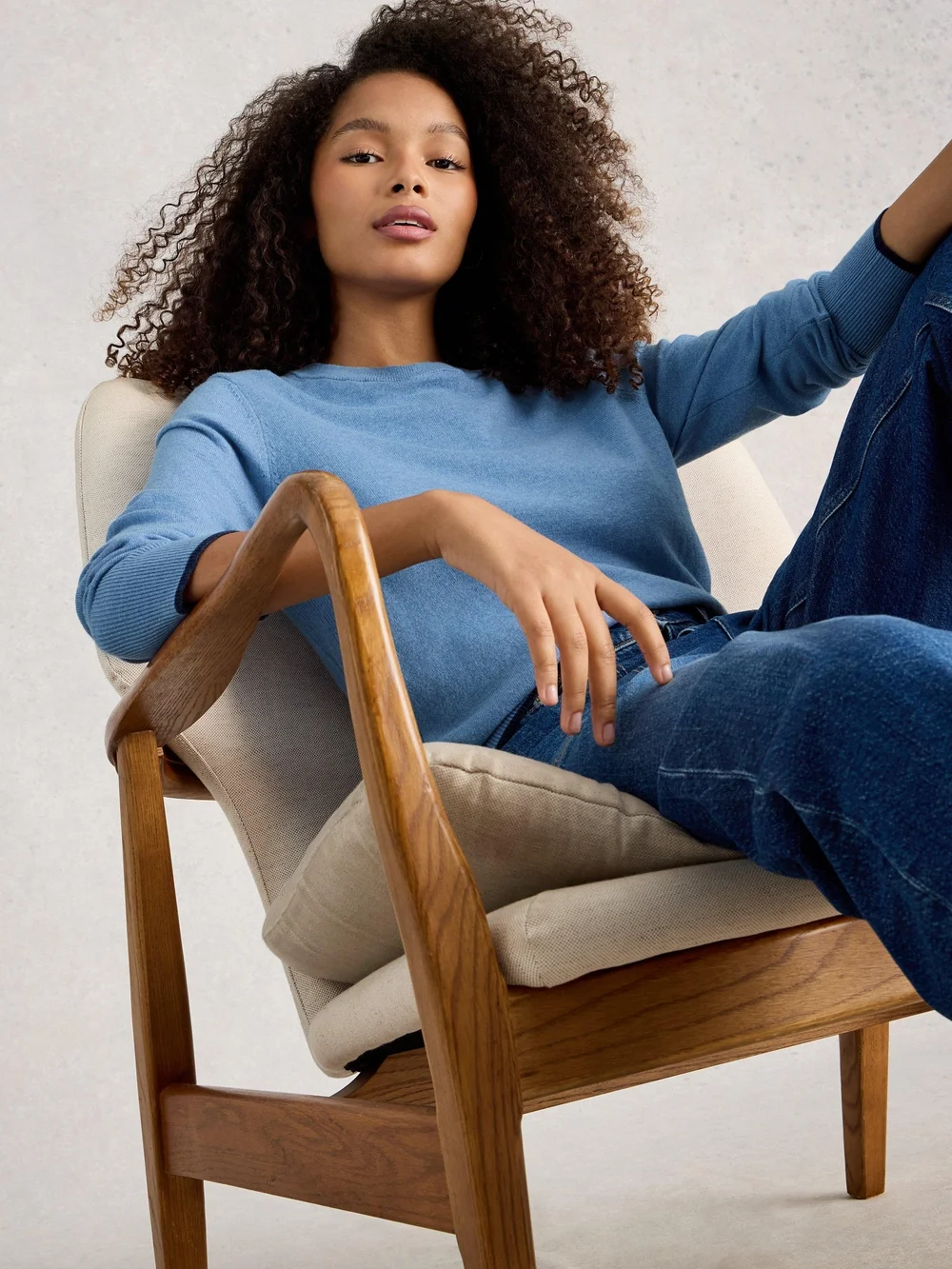 Pullover Katie - Mid Blue - 52 Bild 1