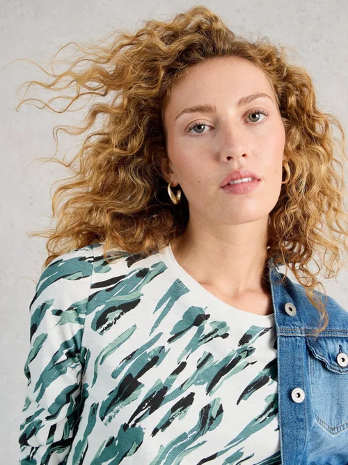 Langarmshirt Clara - Ivory Pr - 52 Bild 3