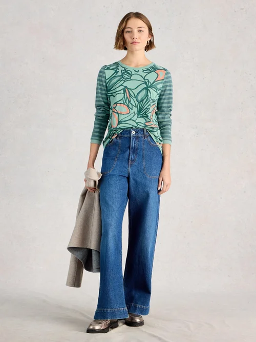 Langarmshirt Clara - Teal Pr - 52 Bild 2