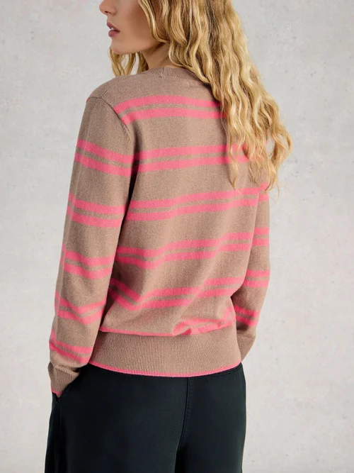 Gestreifter Pullover Katie - Nat Mlt - 52 Bild 4