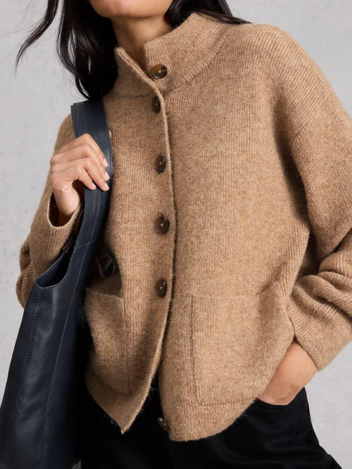 Strickjacke Margot - Mid Brown - 52 Bild 3