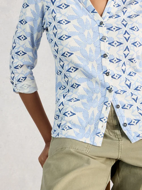 Jerseybluse Annie - Blue Mlt - 52 Bild 3