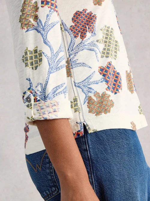 Jerseybluse Annie - Ivory Mlt - 52 Bild 3