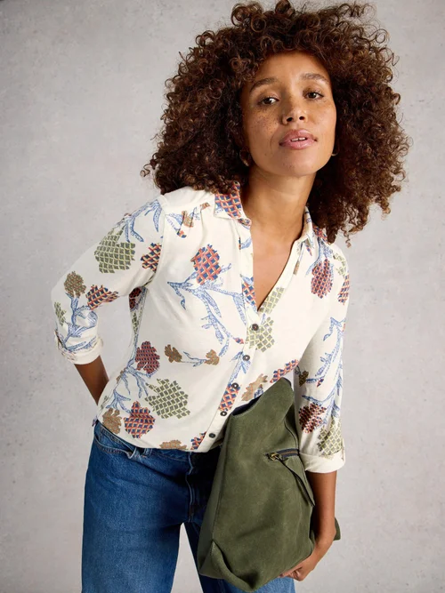 Jerseybluse Annie - Ivory Mlt - 52 Bild 1