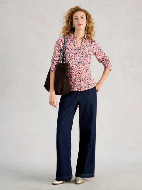 Jerseybluse Annie - Pink Pr - 52 Bild 2