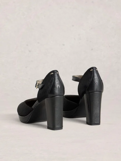Plateau-Pumps Priscilla - Pure Blk - 41 Bild 4
