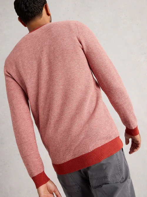 Pullover Newport aus Merinowollmischung - Orange Mlt - XXXL Bild 4