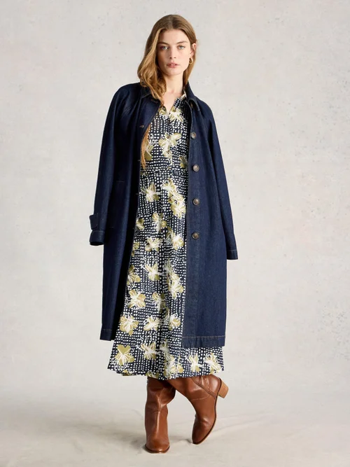Blusenkleid Rua aus Jersey - Navy Pr - 52/R Bild 2