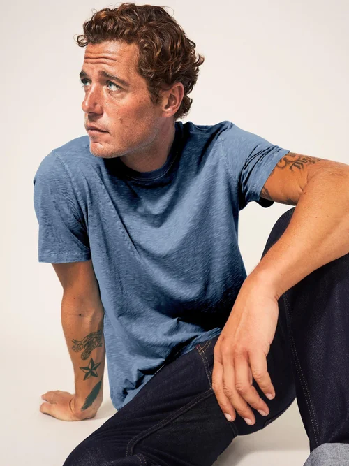 T-Shirt Abersoch - Mid Blue - XXL/R Bild 1