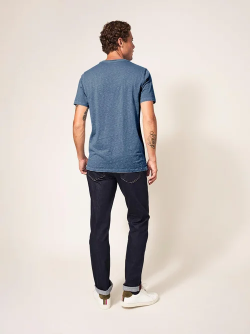 T-Shirt Abersoch - Mid Blue - M/R Bild 4