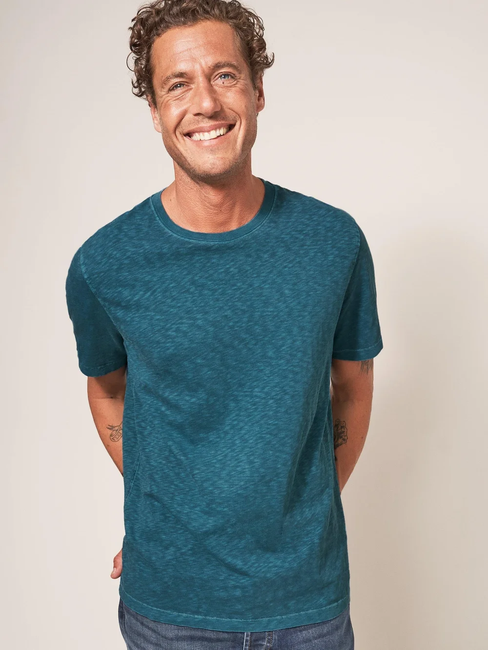 T-Shirt Abersoch - Mid Teal - XXL/R Bild 1