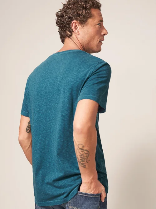T-Shirt Abersoch - Mid Teal - XXL/R Bild 4