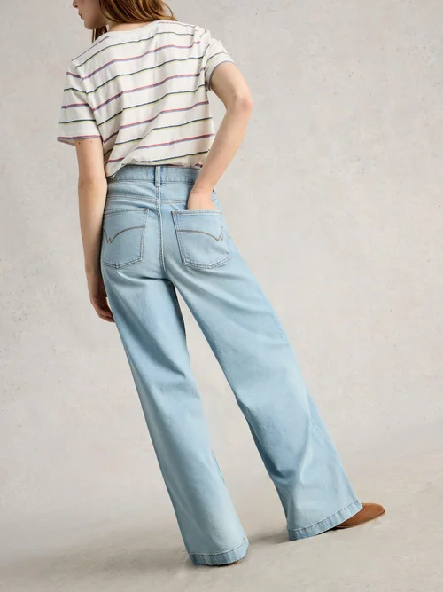 Ayla mit weitem Bein - Lgt Denim - 52/R Bild 4