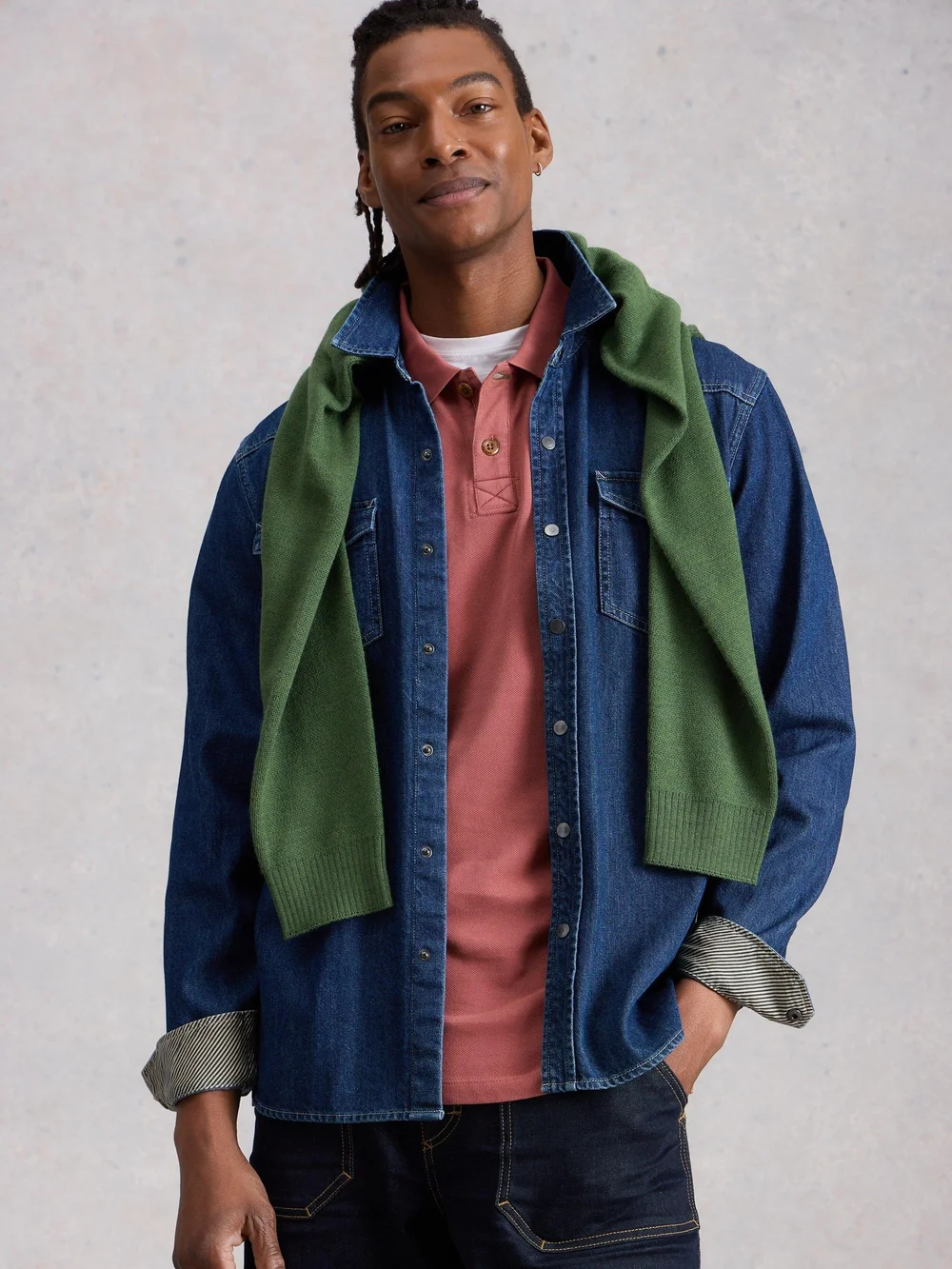 Polohemd Utility - Dus Pink - XXXL/R Bild 1