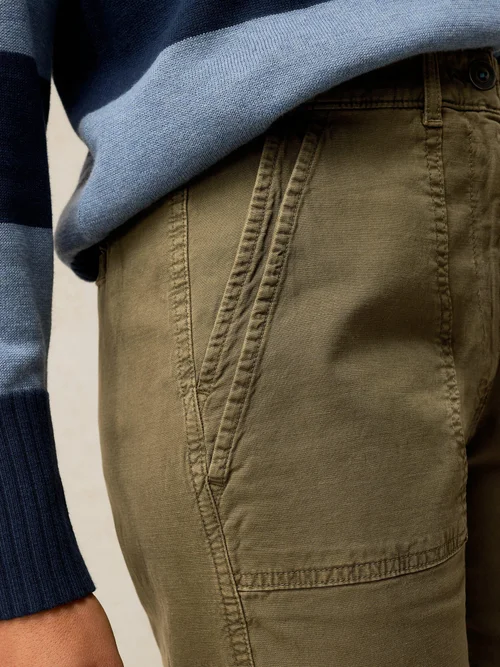 Chinohose Twister - Khaki Grn - 52/R Bild 3